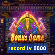 record tv 0800